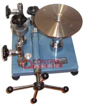  西安压力校验仪 活塞式压力计YS-250 0.02级带砝码标准压力校验仪 