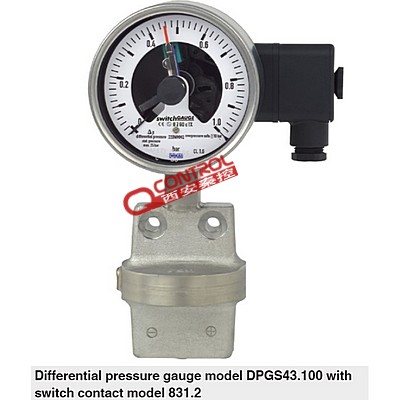 DPGS43.100威卡电接点差压表
